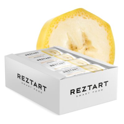 Reztart Proteinbar med NGC®, med smak av Choklad & Banan, 12-pack