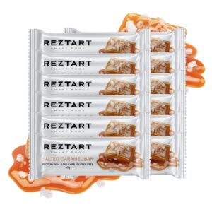 Reztart Proteinbar med NGC®, med smak av Salt Karamell, 12-pack