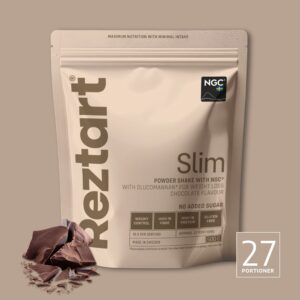 SLIM Choklad, Protein- och Fiberrik pulvershake med Glukomannan